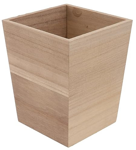 Gogogmee Maceta Creativa De Madera para Decoración del Hogar 1 Pieza Maceta para Plantas Suculentas De Escritorio Contenedor para Bonsái