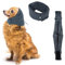 Dog Ear Muffs Noise Protection Anxiety Relief Calming Pet Earmuffs Adjustable Ear Wrap Head Cover for Dogs Winter Warmer Outdoor Grooming (Grey-Small)