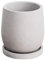 SOBOLON Maceta retro de cemento, maceta grande de ambiente simple, maceta grande para plantar flores y árboles, maceta moderna y simple