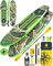 BAX ASTRONAVE Tavola Sup Gonfiabile Aulti 335 x 88 x 15 Tavola da Surf Completa Stand up Paddle Board Accessori Pompa a Mano Pagaia Regolabile Borsa Impermeabile