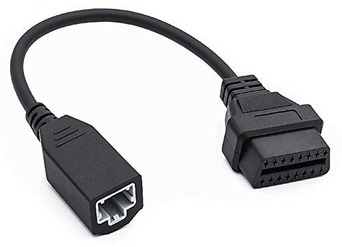 Mcclellanty - Cable OBD2 para adaptador de 3 pines OBD1 OBD2 OBDII para 3 pines de 16 pines, conector de herramienta de diagnóstico compatible