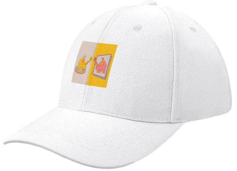 CIZIEOE Basecap DJ Seinfeld Mirrors Klassische Baseballmütze Streetwear Sportmütze Mann für die Sonne Neue Mütze Luxus Frau Männer