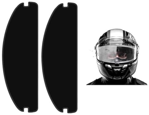 LIUQOBN 2pcs Anti Fog Film Needle Lock Face Mask Insert Helmet Face Mask Anti Fog,Applicable To Non Fixed Exposed And Full Face Helmets