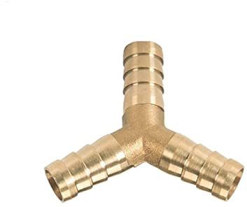 Connecteur de coude en bronze pour raccords de tuyau de tuyau en cuivre(Y 3 Way,OD 4mm)