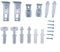 18Pack Bifold Door Maintenance Kit to Restore Functionality of For Folding Doors