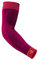 BAUERFEIND, 1 Paar Sport Kompressions-Armbandagen, Unisex, Rechts und Links tragbar, Für Ball- und Ausdauersportarten, Stärkung der Muskulatur, Gr. M kurz, Pink, 29355019500022
