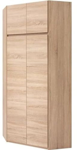 Générique ACADEMICA Armoire d'angle de Chambre Style Contemporain décor Chene Sonoma - L 80,5 cm