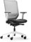 Trendoffice to-sync pro, ergonomischer Bürostuhl, mit Armlehnen, modernes Design, Homeoffice, umweltzertifiziert, by Dauphin (Weiß, Netz-Rückenlehne)