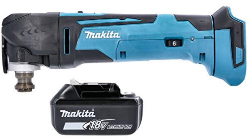 Makita DTM51 18v LXT Multitool Keyless Blade Change with 1 x 6.0 Ah Battery
