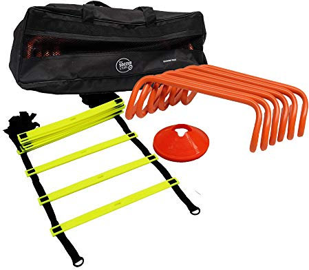 The Soccer Store Football Training Equipment Pack - Complete Speed and Agility Training Kit