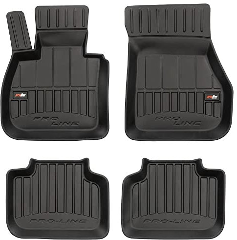 FROGUM 3D407756 Fußmatten Set Gummimatten Vorne und Hinten schwarz