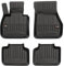 FROGUM 3D407756 Fußmatten Set Gummimatten Vorne und Hinten schwarz