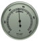 SELVA Hygrometer Einbau-Wetterinstrument, Durchmesser 85 mm, silber