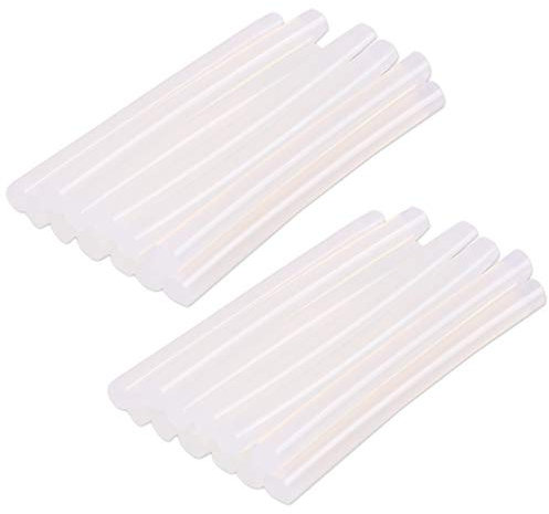 24x Small 100mm x 7mm Hot Glue Gun Sticks, Craft/DIY Clear Finish Adhesive Refill Tubes