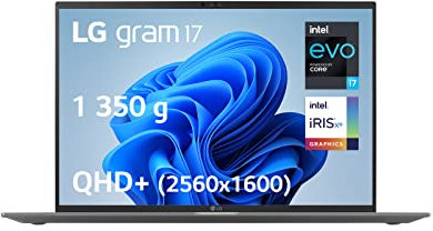 LG Electronics PC Ultra-Portable, Gris Charbon, 17