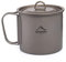 widesea 600 ML Camping Titan Becher Tasse mit Faltbarem Griff Outdoor Ultraleichter Tragbar für Wandern Picknick im Freien