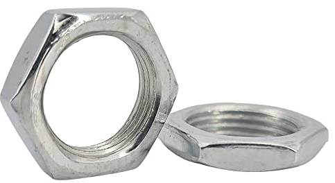 40x Sechskantmutter M10x1 ISO-Feingewinde DIN 13-5 SW12 verzinkt Gewindemutter (Höhe 3mm)