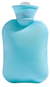 XTYPE Cute Rubber Hot Water Bag for Female Warm Belly Hands and Feet Explosion-proof Hand Warmer Student Winter (Color : Sky Blue)