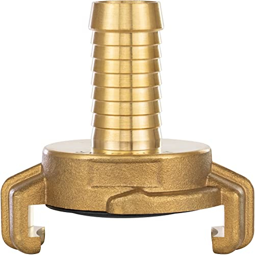 Poppstar Messing Schnellkupplung 1/2 Zoll Tülle (System Geka Kupplung 1/2 Zoll Schlauchtülle), für 13mm Schlauch-Innendurchmesser