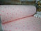 240cm Extrabreit Flanell Baumwolle Stoff Meterware ab 50cm 100% Baumwollstoff Stoffe Sterne Bastelstoff ÖKO-TEX Ranforce Punkte Streifen Linien Kreise VF0G0003 (Rosa)