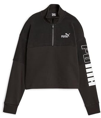 Puma Damen Power Colorblock High Neck Crew Winterized Sweat