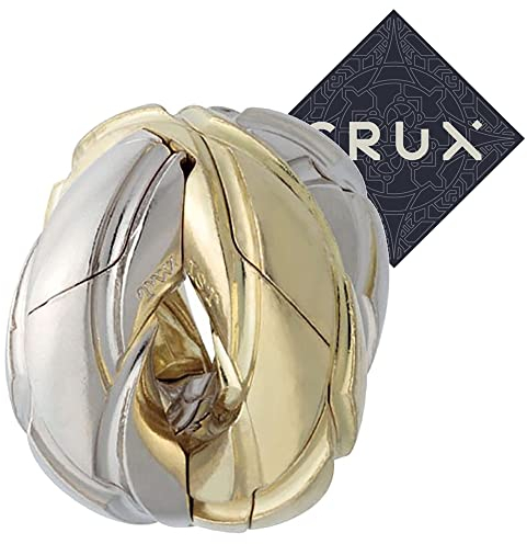 Hanayama Cast Twist Puzzle - Level 4 of 6 - Fairly Hard - Includes Crux Sticker