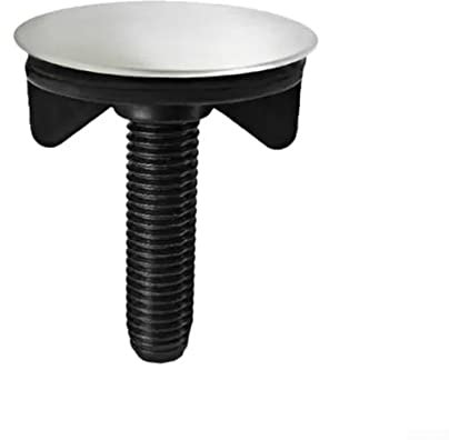 Lioaeust Cubierta para agujero de fregadero de cocina, acero inoxidable y plástico, 45 mm, 17 g, cubierta para fregadero, tapón de enchufe, 3 piezas, recomendado para cocina y baño