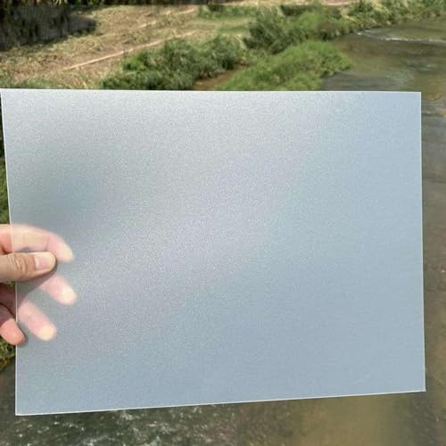 NIANXINN Balkon-Sichtschutz,Mattierte Acrylplatte Kunststoffplatte,Balkonabdeckung,Anti-Peeping,Anti-Regen,Anti-UV,Für Fenster Zaun,Heimdekoration,DIY-Projekte und Design (70x250cm)