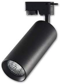 LumenTEC 1-Phasen GU10 Strahler, Schwarz LED Spot, Seilleuchte Hängeleuchte Schienensystem Model ZX (Strahler Idar, Schwarz)