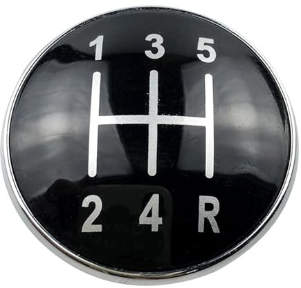 Schalthebelkopf Für VW Für Passat B5 3BG B6 B7 CC 3C Für Golf 4 MK4 Für Bora Für Jetta Auto Schaltknauf Emblem Kappe Abdeckung Auto Schaltkopf Knauf(12345R)