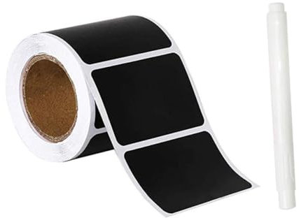 DOITOOL 120blätter Selbstklebende Wasserfeste Tafelaufkleber Kreideetiketten Für Lebensmittelbehälter Wiederverwendbare Beschriftungsschilder Zum Organisieren Und Klassifizieren Ablösbar u