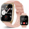 Smartwatch Uomo Donna, 1.85 HD Orologio Smartwatch con Effettua/Risposta Chiamate, 112+ Sportive Watch con Contapassi Sonno Cardiofrequenzimetro, IP68 Orologio Fitness Tracker per Android iOS, Rosa