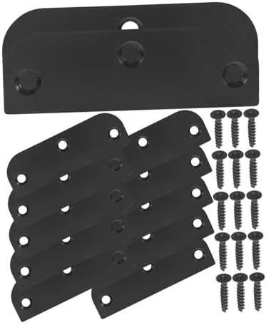 Veemoon 1 Jeu De Plaques De Remplissage De Charnière De Porte Plaque De Recouvrement De Trou De Porte Plaque De Réparation De Charnière D'Armoire De Cuisine Plaque De Réparation De