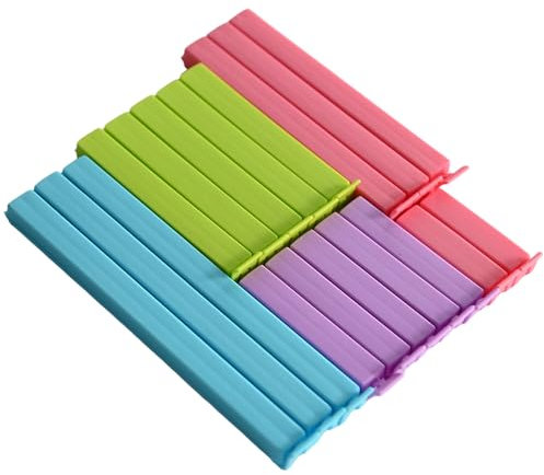 Ram® 18 x Food Bag Clips for Food Storage Food Freezer Fridge Fresh Food Storage Bag Clips