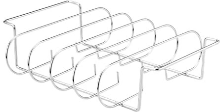 Pleurs de côtelettes de barbecue - Support de rôti en acier au carbone | Porte de steak de grill pour cuisine préparation pour lave-vaisselle à partir d'un film de terrain