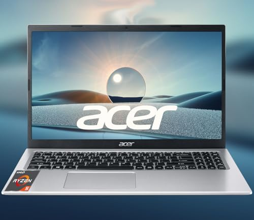 acer Ordinateur portable Aspire 3, écran FHD 1920 x 1080, 16 Go de RAM 1 To SSD, processeur AMD Ryzen série 5, WiFi 6, Windows 11 Pro, clavier rétroéclairé, jusqu'à 8 heures d'autonomie, caméra HD