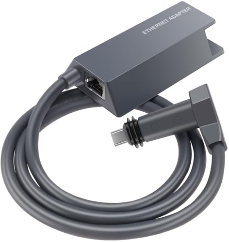 Adattatore Ethernet per Gen 2, RJ45 Gigabit Powerline Ethernet Adattatore azionato Gen 2 per rete esterna cablata, accessori per connessione Internet veloce e stabile