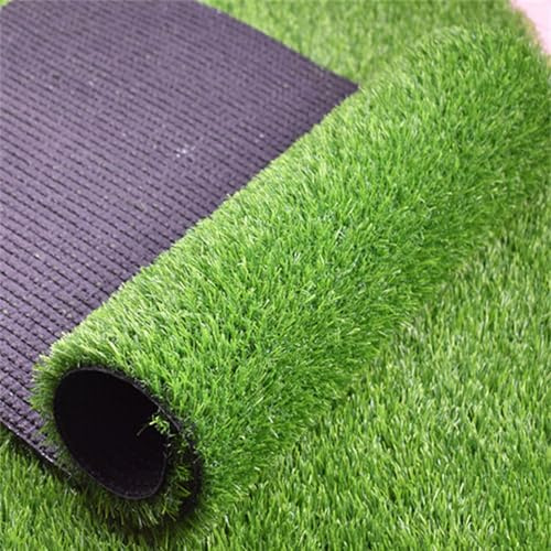 MYJIO Gazon Synthétique Herbe Synthétique Drainant pour Balcon, Jardin, Terrasse, Résistant Aux Intempéries, Découpable, Facile d'entretien (1x3m/3.28x9.84ft)