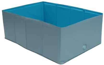 Genérico Piscina para Perros - 120 Cm PVC Animales, Comedero de Cachorro, Aseo | Accesorio para juegos de agua para exterior, jardín playa, verano, suministro portátil plegable Cuenca refrescante