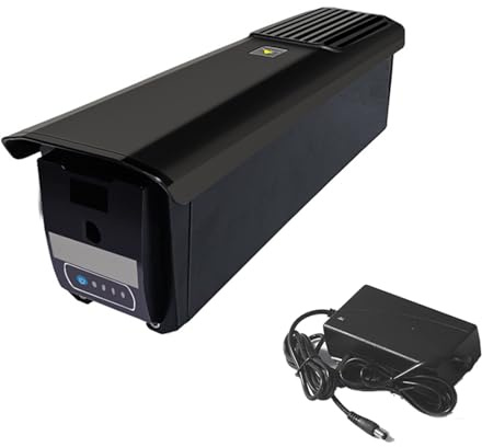 JHKJ 52V 20Ah 25Ah Lithium-Akku 48V 30Ah 25Ah 20Ah Versteckter Lithium-Akku mit Ladegerät und Leistungsanzeige Einrad-Akkus für Elektrofahrräder,52v25ah