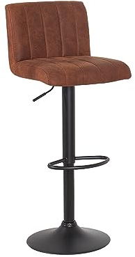Riess Ambiente Angesagter Design Barhocker Portland Vintage braun Barstuhl Hocker Tresenstuhl