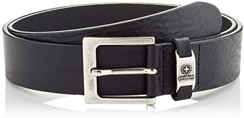 Strellson Premium Herren 3096 STRELLSON Belt 4 cm/NOS Gürtel, Schwarz (Black 001), 672 (Herstellergröße: 80)