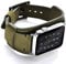Coobes Compatible with Apple Watch Strap 49mm 45mm 44mm 42mm,Genuine Leather Band Cuff Bracelet with Buckle Compatible iWatch Ultra Series 9/8/7/6/5/4/3/2/1 SE SE 2 for Men Women(49/45/44/42mm, Green)