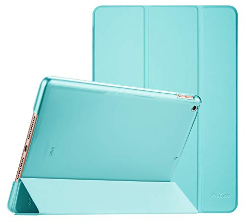 ProCase Hülle für iPad 9./8./7. Generation 10,2 Zoll 2021 2020 2019, Schutzhülle Smart Case Cover Kompatibel mit iPad 9/8/7 –Aqua