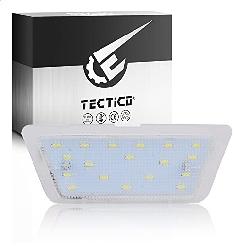 TECTICO LED Kennzeichenbeleuchtung Nummernschildbeleuchtung SMD Ultra Weiß Canbus Kompatible mit Opel Astra G (1998-2004), 1 Lampe