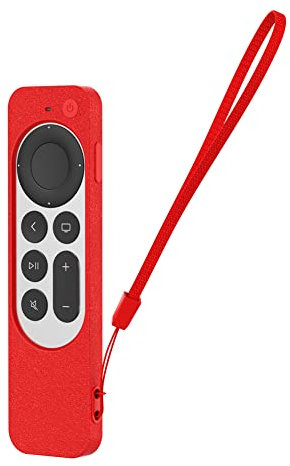 Tyogeephy Kompatibel mit Apple TV 4K Siri Remote 2021 Silikon Hülle, Silikon hülle für Apple TV 4K 6 Generation 2021 Fernbedienung, Apple 4K Siri Remote 2nd Gen Cover
