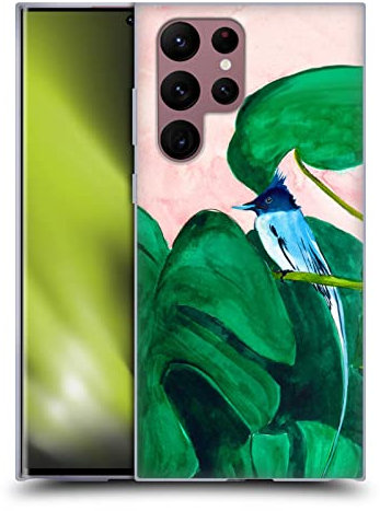 Head Case Designs Offizielle Mai Autumn Monstera Pflanze Voegel Soft Gel Handyhülle Hülle kompatibel mit Samsung Galaxy S22 Ultra 5G