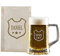 My original gift Boccale da birra personalizzato con nome e custodia in legno inciso