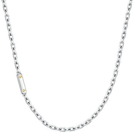 Morellato Goldene Herrenhalskette aus Stahl, 18 Karat Gelbgold - SATM16