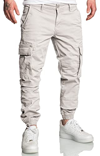 REPUBLIX Herren Jogger Cargo Chino Jeans Hose R7020
